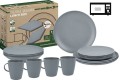SET MELAMINA PLA TIERRA MAGMA/FOREST/COCOA 16 PCS.